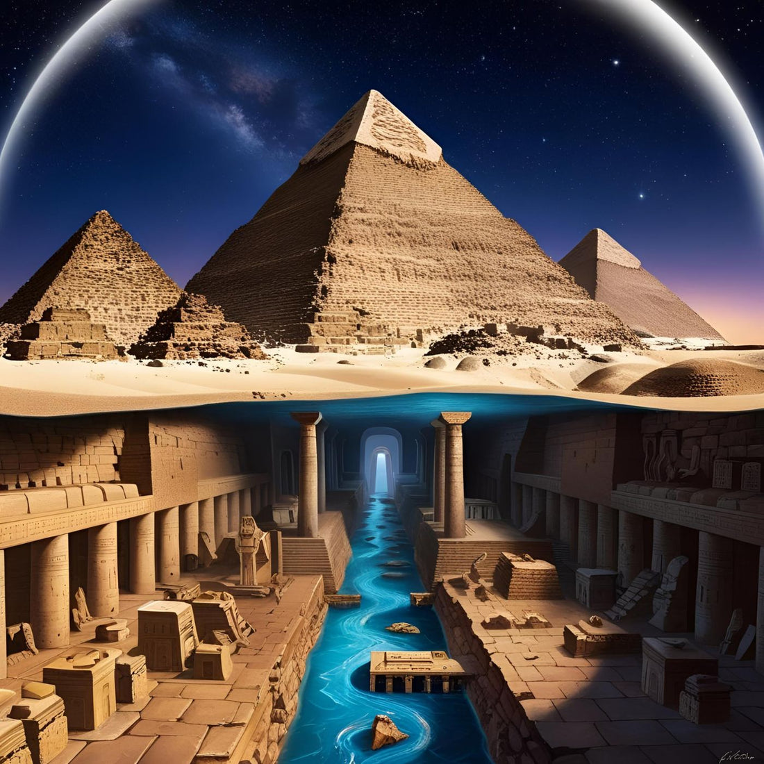 Subterranean Sus: New Discovery! Megastructures Under Giza