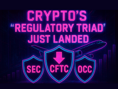 Crypto's Regulatory Triad Just Landed