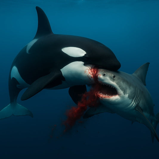 Killer Whales Hunting and Mutilating Great Whites for Their Testicles, Livers, and Stomachs